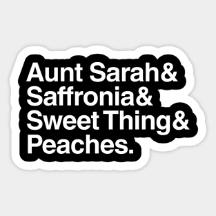 Four Women Sticker